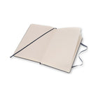 Moleskine – Carnet, ligné, grand format, bleu saphir, couverture rigide-Papier couleur ivoire sans acide