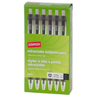 Staples - Stylos Comfort Clicker - pointe moyenne - noir - paquet de 864-Stylo à bille