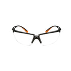 Privo - Lunettes de protection, verres antibuee transparents, monture noire-transparents, monture noire