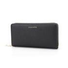 Champs - Portefeuille zippé RFID - Noir-Faux cuir, noir