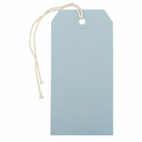 Jam Paper - Étiquettes Cadeaux avec Cordon - Moyen - 4 3/4 po x 2 3/8 po - Bleu Bébé - 1000 Pack-Couleur : Bleu bébé