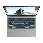 JCPal VerSkin Adobe Photoshop Raccourcis Protecteur de clavier pour MacBook Pro 14"/16" (2021/2023) et MacBook Air 13"/15" (2022/2023/2024)-Plus de 90 raccourcis multi-touches à code couleur pour Adobe Photoshop