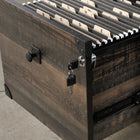 Sauder - La Collection Foundry Road Caisson classeur - Finition Carbon Oak-Fini sur tous les côtes pour d'emplacement polyvalentes.
