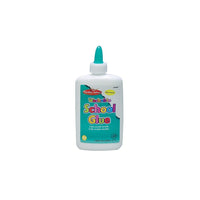 Charles Leonard Colle scolaire lavable blanche/verte 8 oz, paquet de 12-Idéal pour tous les projets d'artisanat