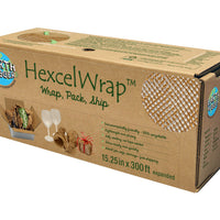 Earth Hugger - Papier HexcelWrap, kraft, 15,25po x 300pi-Peut être formé dans n'importe quelle forme pour un remplissage de vide personnalisé