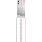 LAUT Cristal POP Necklace pour iPhone 12 mini - Sakura-Verrou en métal anodisé de première qualité.