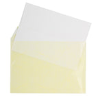 JAM Paper Pochette de cellophane à fibres, 5 x 7 1/6 po, jaune, 100/paquet-Poids d’expédition : 1/2 lb