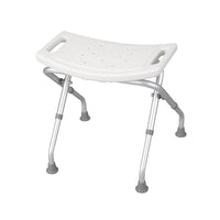 Drive Medical - Banc pliant pour baignoire, sans dossier-Blanc, aluminium
