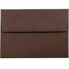 JAM Paper - Ensemble de papeterie recyclée 25 cartes blanches et 25 enveloppes A2 - Brun chocolat - ensemble de 25-Taille : A2 (4,375 x 5,75 pouces)
