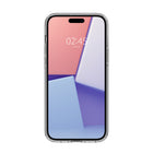 Spigen - Crystal Flex pour iPhone 15 - Cristal Clair-Certifié Mil-Grade avec la technologie Air Cushion pour une protection accrue