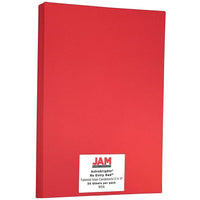 Jam Paper Papier cartonné, format tabloïde, rouge comète Astrobright, 50/paquet-Papier cartonné ASTROBRIGHTS rouge idéal pour le collimage et la conception d’affiches