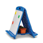 Copernicus – Chevalet de table, bleu-Les deux tableaux magnétiques à effacement à sec et la poche amovible optimisent le développement du langage et la créativité des enfants.