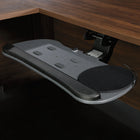 Sauder 426468 La Collection Affirm - Plateau de clavier, Finition Black-Métal, Plastique