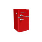 Frigidaire - Refrigerateur à Deux Portes 3.2 Pi. Ca. - Rouge-Le cadran de contrôle de la temperature a 7 reglages