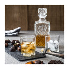 Bormioli Rocco – Ensemble de décanteur à Whisky Selecta, 7 morceaux-Capacité : 1 carafe de 33,75 oz et 1 verre de 9,5 oz