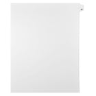 Mark Maker – Onglets séparateurs juridiques blancs, 1/25 onglets, format lettre, sans trous, numéro 26, 25/paquet-Onglets séparateurs blancs, 1/25 onglets