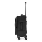 Bugatti Le bagage à main léger ultime avec matériau hydrofuge 21,5 po - Noir-4 roulettes doubles multidirectionnelles, pour un contrôle précis et un roulement doux et silencieux