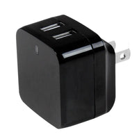 StarTech Chargeur mural 2 ports USB avec adaptateurs de voyage universels, 17 W/3,4 A, noir-Branchez et rechargez vos appareils presque n’importe où dans le monde