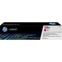 HP 126A (CE313A) Cartouche de toner HP LaserJet magenta d’origine-Cartouche de toner rendement standard : jusqu'à 1000 pages