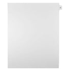 Mark Maker – Onglets séparateurs juridiques blancs, 1/15 onglets, format lettre, sans trous, numéro 61, 25/paquet-Onglets séparateurs blancs, 1/15 onglets