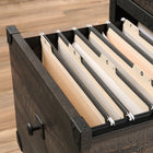 Sauder - Steel River 2-tiroir Caisson classeur - Finition Carbon Oak (423974)-26,575 H x 20,866 L x 23,858 P po
