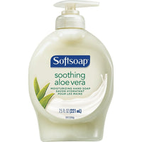 Savon à main Softsoap apaisant à l’aloès – 221 mL-Éprouvé pour éliminer la saleté tenace sur les mains