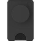 Popsockets - Noir Pop Wallet Plus Support pour telephone portable-Repositionnable et adhere à la plupart des appareils et coques (peut ne pas coller sur les coques en silicone ou etanche).