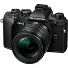 OM System OM-5 - Corps noir avec kit d'objectif M Zuiko Digital ED 12-45 mm F4.0 PRO-Écran LCD tactile articulé