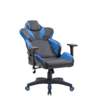 Chaise de jeu Nightshade de CorLiving - Noir et bleu-Les caractéristiques ergonomiques aident à maintenir la posture et le confort