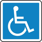 Accuform Signs - Enseigne De Sécurité Csa - Personne Handicapée, 12po x 12po, Aluminium, Pictogramme-Type d'affichage Boulonné