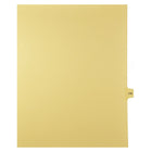 Markmaker - 25 tabs/PQT,5 PQT/Boite, Intercalaires imprimes Legal, Chamois, 1/15th coupe| format lettre, sans trous, Numero 175-Intercalaires imprimes Legal