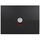 St. James - Porte-certificats/porte-documents - Sceau d'argent avec ruban rouge - noir - paquet de 5-Ajoutez une touche d'élégance, de cérémonie et de sincérité à l'attribution de reconnaissance