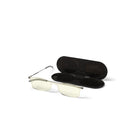 ThinOptics 1.5 Claire Lecteur avec Pod Noir Universel - Claire-Les verres en polycarbonate de qualité optique (utilisés pour les verres correcteurs haut de gamme) sont incassables, plus légers qu'un nickel et aussi fins que 2 cartes de crédit