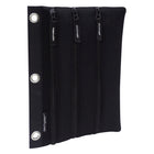 Pochette triple classique néo pour reliure Tech Gear, noir-S'attache dans les reliures à 3 anneaux