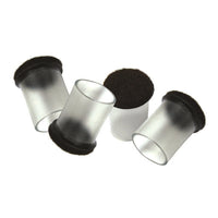 Like New Solutions - Manchons Transparents Protège-plancher - petite  -paquet de 8-Les manches transparentes conviennent aux pieds de chaise ronds de 7/8 "à 1-1 / 16" ou carrés de 3/4 "