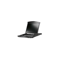 Aten Ensemble double rail ACL KVM à 16 ports-Le commutateur KVM LCD double rail KL1516Ai est une unité de contrôle permettant un accès sécurisé à jusqu'à 16 ordinateurs depuis une seule console KVM