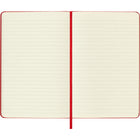 Moleskine - Carnet Classic Format Moyen - Ligné - Couverture Rigide - 4,5 po x 7 po - Rouge Écarlate-Papier ivoire sans acide