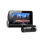 70mai - 4K Dash Cam A810-Nouvelle version mise à jour de l’enregistrement à double canal HDR, compatible avec la caméra arrière HDR 1080p, indispensable pour fournir des preuves de collisions par l’arrière. Changez de vue en tout temps en cliquant sur un bouton au moyen de la caméra du tableau de bord. Les vidéos des deux caméras sont enregistrées, peu importe l’affichage actuel.