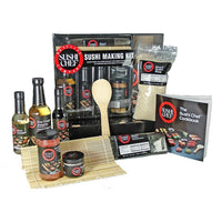 Sushi Chef – Trousse de création de sushis-La trousse comprend également tous les ustensiles et tous les ingrédients (sauf les ingrédients frais comme les fruits de mer, les avocats, les concombres, etc.) emballés dans un coffret-cadeau attrayant