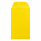 JAM Paper Enveloppes Colourées #6 Coin Commerciales - 3,375" x 6" - Jaune recyclé - Paquet de 50-Taille : Pièce #6 (3,375 x 6 pouces)