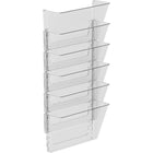 Storex classeur murale - paq. De 3 - lettre clair - paquet de 18 - 6 Set de 3-Comprend 3 options de montage: ancrage et vis, ruban adhésif double face, et clip de poche