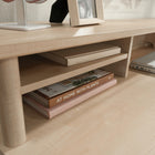 Sauder - 429370 La Collection Whitaker Point Surmeuble - Finition Natural Maple-Se fixe aux bureau 429366.