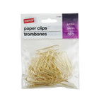 Staples - Trombones géants, or, paquet de 50-De couleur or brillant