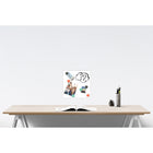 Quartet - Aimants carrés - couleurs assorties - paquet de 6-Idéal pour la plupart des surfaces magnétiques à la maison, au bureau, à l’école ou à l’atelier