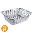 Luciano - Ensemble de plats à rôtir en feuille d'aluminium - Rectangulaire-Polyvalent: faites cuire de la lasagne, des pâtes, de la casserole ou du pain à la banane, du gâteau au chocolat et bien d’autres encore avec la rôtissoire