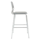 Tabouret bar Dorado, vinyle, base chrome, 30po-5