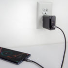 Scosche - câble de recharge et synchronisation Strikeline USB-A à USB-C - 1,2 m (4 pi) - gris spatial/gris-Certifié pour assurer une compatibilité à 100 % avec les appareils munis d’un port USB-C, comme les téléphones intelligents et autres appareils USB-C standards