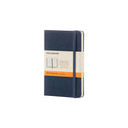 Moleskine – Carnet Classic à couverture rigide, ligné, avec poche, bleu saphir, 3,5 po x 5,5 po-192 pages, papier de couleur ivoire, 3,5 po x 5,5 (po)