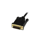 StarTech  Câble convertisseur actif DisplayPortMC vers DVI de 3 pi, adaptateur DP vers DVI, 2560 x 1600, noir-Réduit l’encombrement grâce à un câble court