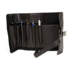 Ashlin - Étui de crayons TERAMO 6 Pen-Rollup - noir-Une poche à fermeture à glissière peut être utilisée comme petit porte-monnaie.
